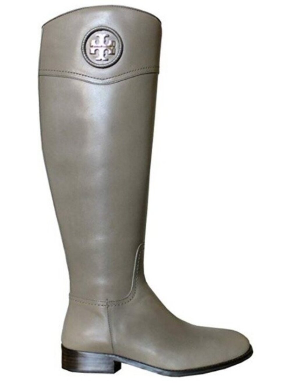 New! Tory Burch 'Ashlynn' Riding Boot Porcini Gray Size 5.5 5595 DD36